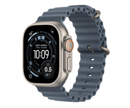 Smartwatch APPLE Watch Ultra 3 Naturalny Tytan/Niebieski Pasek 5G